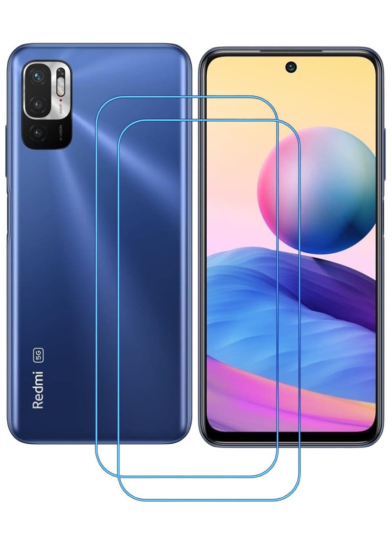 ACLIX 2 Pieces Antistatic ESD Dustproof Premium Quality High Definition Clear Tempered Glass Screen Protector Designed For Xiaomi Redmi Note 10 5G - Image 1