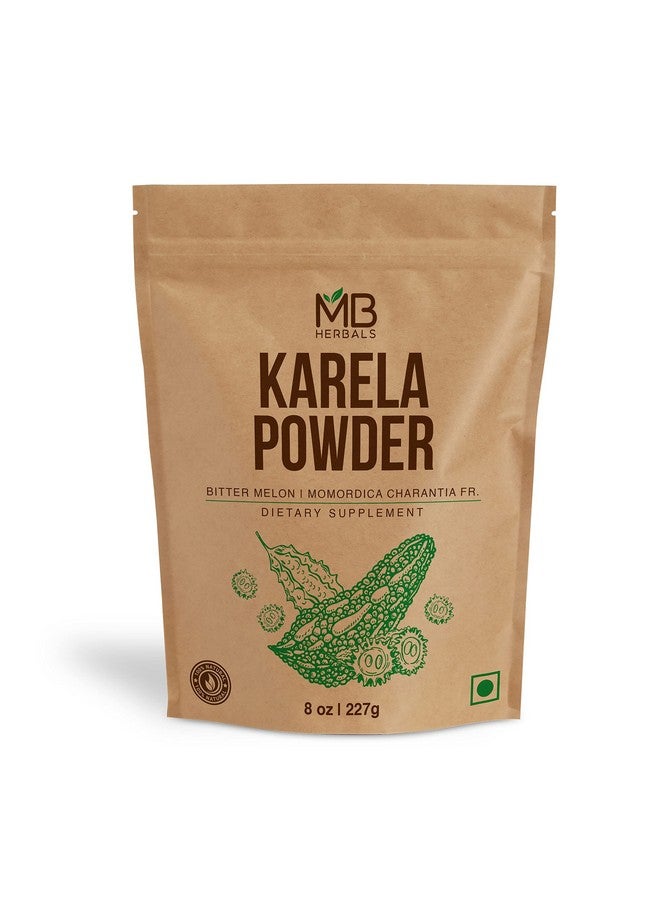 MB Herbals Deseeded Karela Powder 227G (Half Pound) ; 100% Pure Bitter Melon Powder ; Momordica Charantia Fr. ; No Preservatives ; Non Gmo ; Gluten Free - Image 2