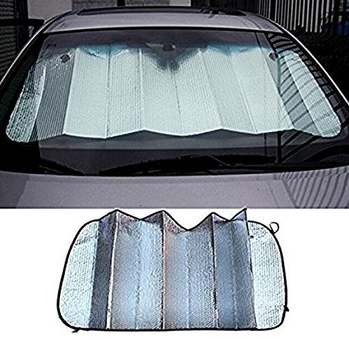 Auto Pearl Collapsible Mesh Foldable Auto Front/Rear Window Sun Shade Car Windshield Compatiable with Swift Dzire - Image 4