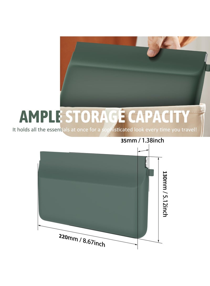 Stylish Silicone Makeup Bag for Women and Girls, Portable Travel Cosmetic Organizer for Makeup, Brushes and Beauty Tools, Perfect for On-the-Go Glam - Image 2