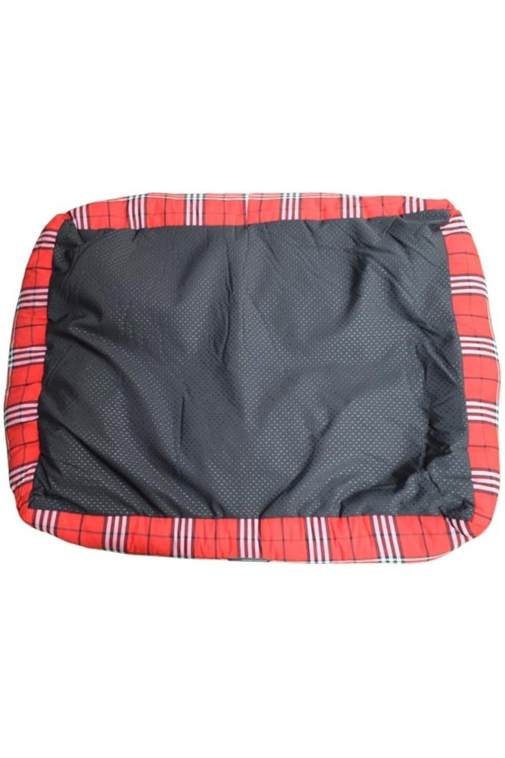 DOCTERPET Doctor Pet Danish Series Rectangle Pet Bed Large - 95x75x22cm - Soft Washable Fabric, Reversible Cushion, Non-Slip Base – Ideal for Large Cats & Dogs - Image 2