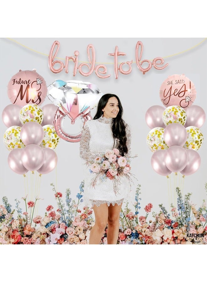 Bride To Be Balloons Set - Bride Balloons Bachelorette Party Decorations, Bride Ring Balloon, Bridal Shower Bachelorette - Image 4