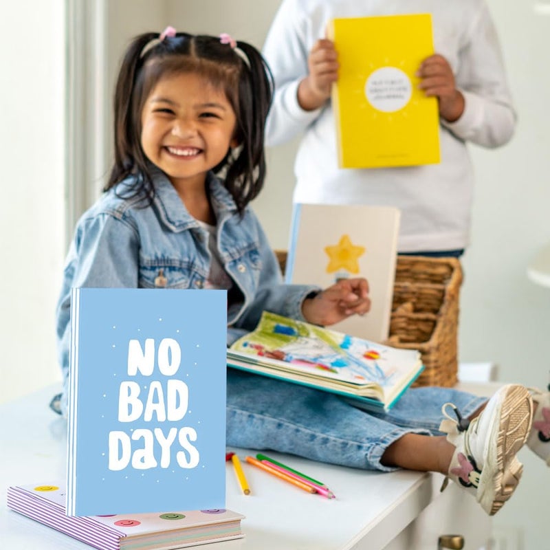 CHAARPAI Kids Gratitude Journal for 6 Months, Daily Confidence Build Up & Self Growth Journal for Kids, A5 Size, 100 GSM Paper with Matt Laminated Hardbound Cover, 5-12 Age (Pack of 1) (No Bad Days) - Image 3