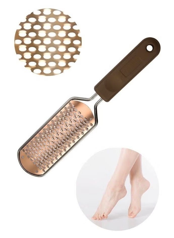 Dougez Stainless Steel Colossal Foot Rasp, Foot File Callus Remover Foot Scrapper Foot Scrubber For Professional PedicureforDead Skin ed Skin Corns Removal Foot Care Pedicure Tools - Image 1