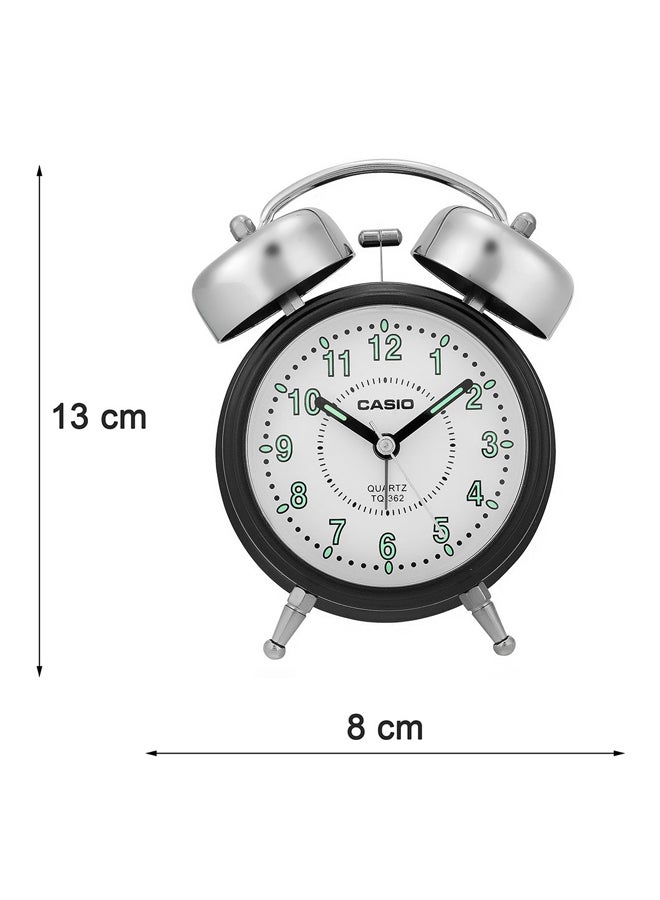 CASIO Alarm Table Clock White/Black 136 x106 x66mm - Image 2