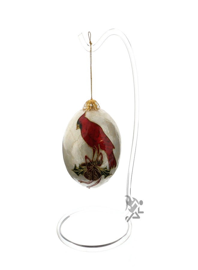 OnFireGuy 8" Clear Acrylic Ornament Display Stand Decor Holder Hanger, 2 Pack - Image 2