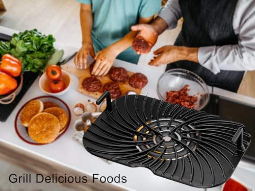 Croask Replacement Grill Grate for Ninja Foodi FG551,Accessories for Ninja Foodi Smart XL 6-in-1 Indoor Grill,Non-stick Griddle Pan Replacement Parts - Image 5