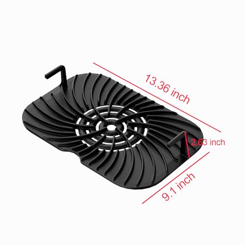 Croask Replacement Grill Grate for Ninja Foodi FG551,Accessories for Ninja Foodi Smart XL 6-in-1 Indoor Grill,Non-stick Griddle Pan Replacement Parts - Image 2