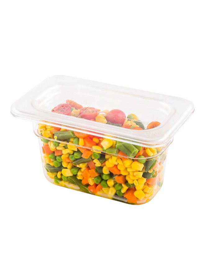 Restaurantware LID ONLY: Met Lux Lid For 1/9 Size Food Pans, 1 Freezable Lid For Commercial Food Storage Container - Containers Sold Separately, For Kitchens, Restaurants, Or Cafeterias  - Image 2