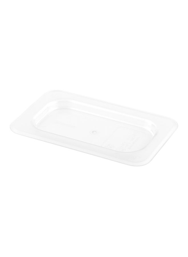 Restaurantware LID ONLY: Met Lux Lid For 1/9 Size Food Pans, 1 Freezable Lid For Commercial Food Storage Container - Containers Sold Separately, For Kitchens, Restaurants, Or Cafeterias  - Image 1