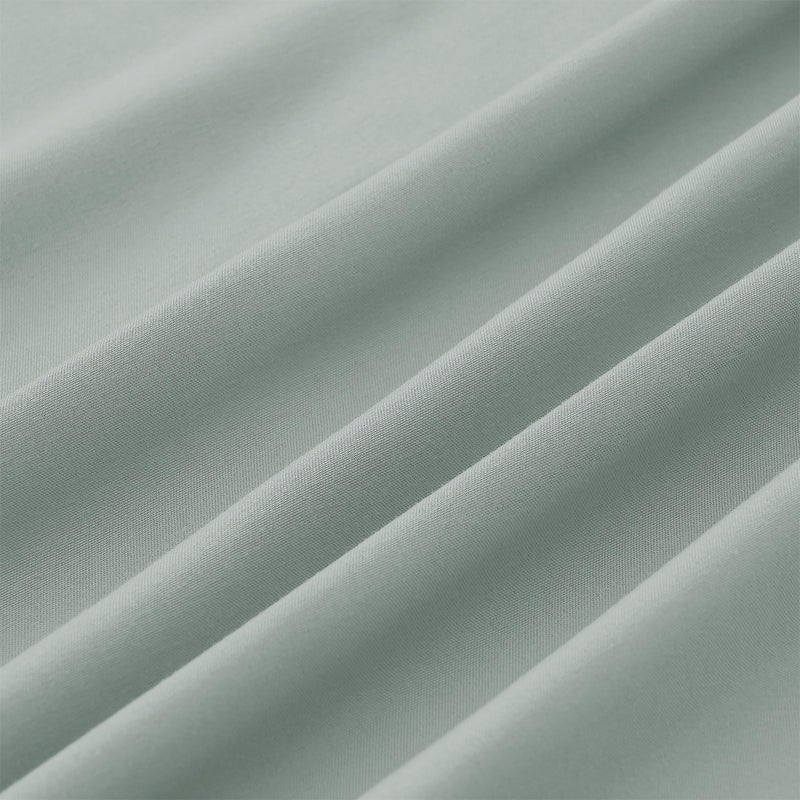 Modern Threads Soft Microfiber Solid Sheets - Luxurious Microfiber Bed Sheets - Includes Flat Sheet, Fitted Sheet with Deep Pockets, & Pillowcases Smoke Queen - Image 4