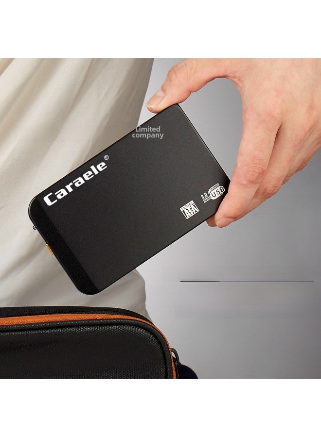 Caraele Mobile Hard Drive Usb3.0 500gb/1tb/2tb/4tb/8tb/16tb Digital Computer Storage Device High Speed Data Transfer-Capacity:500GB-Interface:Silver - Image 2