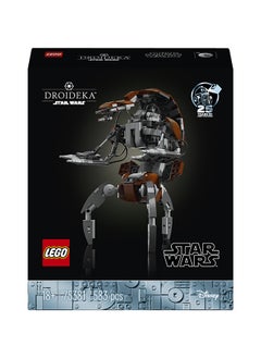 LEGO 75381 Star Wars Droideka Collectible Brick-Built Destroyer Droid Figure, Building Set For Display And Creative Play, Gift Idea For Adults And Any Fan Or Collector (583 Pieces)  - Image 1