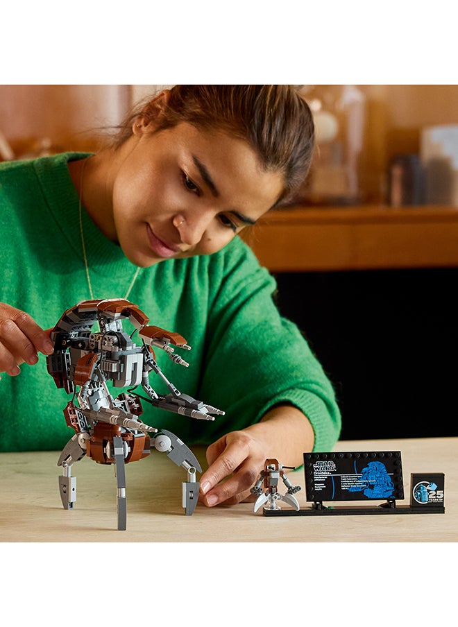LEGO - 75381 Star Wars Droideka Collectible Brick-Built Destroyer Droid Figure, Building Set For Display And Creative Play, Gift Idea For Adults And Any Fan Or Collector (583 Pieces) - Image 1