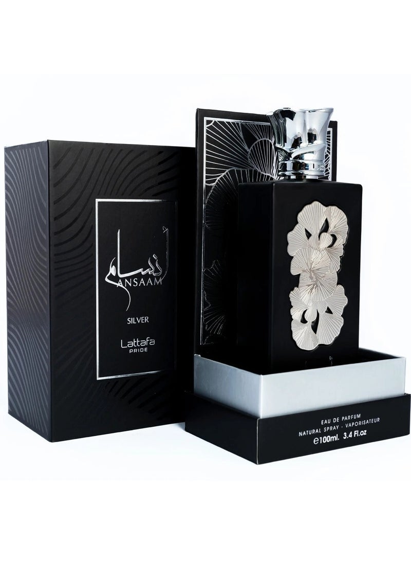 Lattafa عطر أنسام سيلفر برايد 100 مل - Image 2