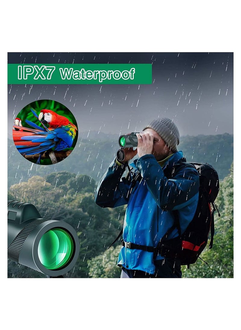 Cool Baby COOLBABY 50X60 Monocular Telescope High Powered Monocular for Adults with BAK4 Prism FMC Lens for Stargazing Hunting Wildlife Bird Watching Travel  - Image 5