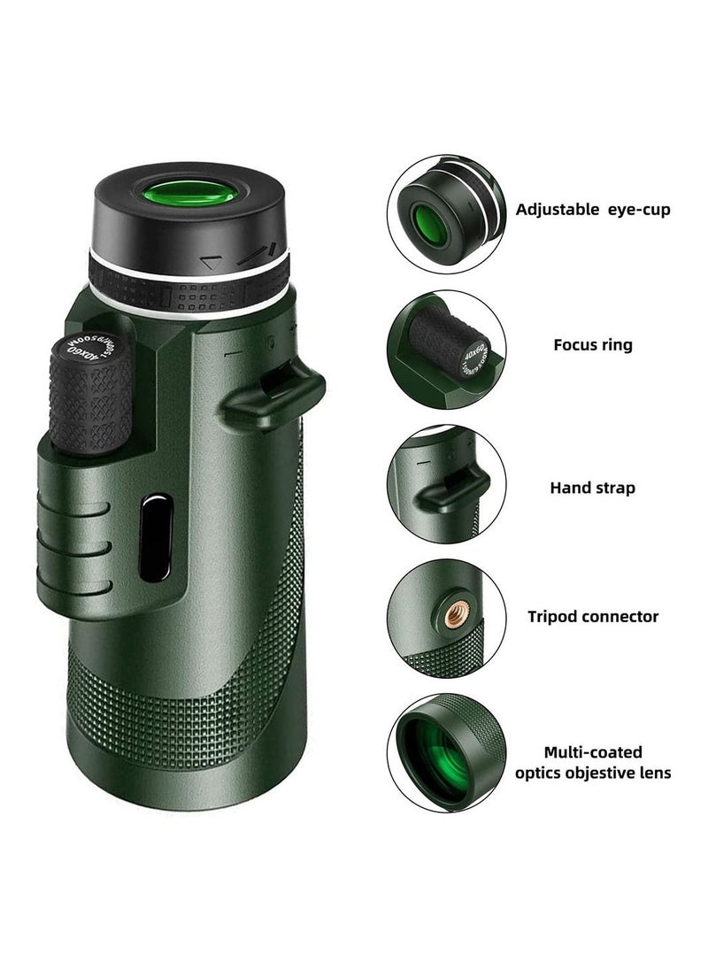 Cool Baby COOLBABY 50X60 Monocular Telescope High Powered Monocular for Adults with BAK4 Prism FMC Lens for Stargazing Hunting Wildlife Bird Watching Travel  - Image 2