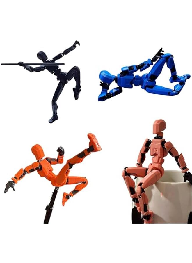 Assembled T13 Action Figure with Stand, 3D Printed Dummy 13 Action Figure Assembled, Fully Articulated Robot, Easy 13 Action Figure, Accessories Included, Stop Motion Animation, Gift - Image 5