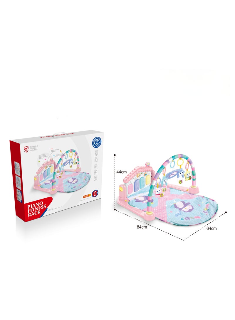 Safe Premium-grade Material Piano Fitness Mat With Music and Light for Kids（Smart Baby Gym with Music）