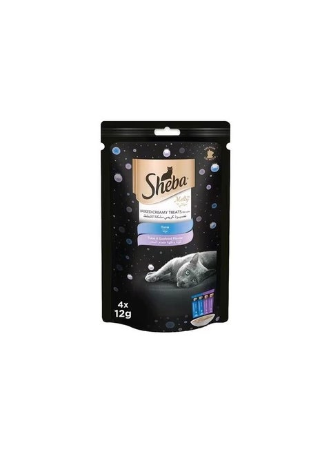 Sheba Melty Maguro Single Tuna Mixed Cat Food 48g