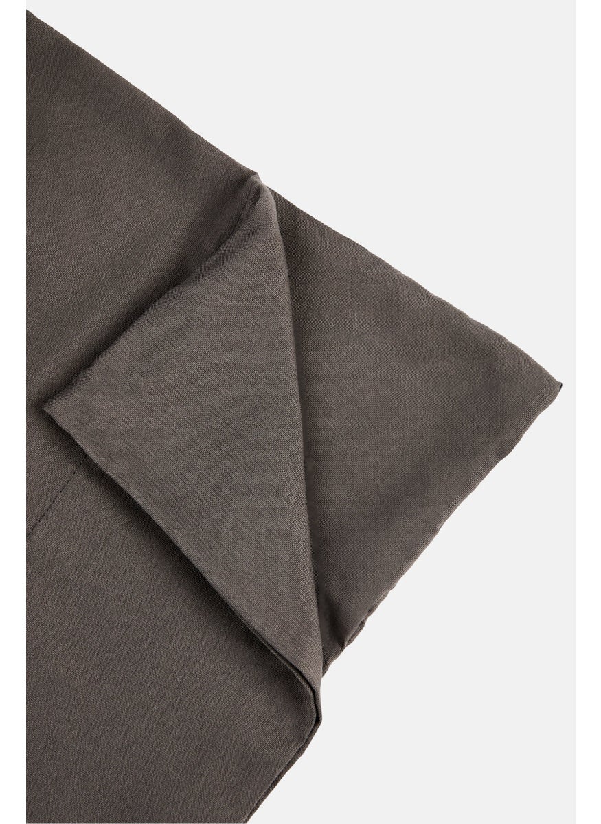 U.S. Polo Assn. 6 Pieces Full Plain Flat Sheet With Pillow Case Set, Dark Grey  - Image 3