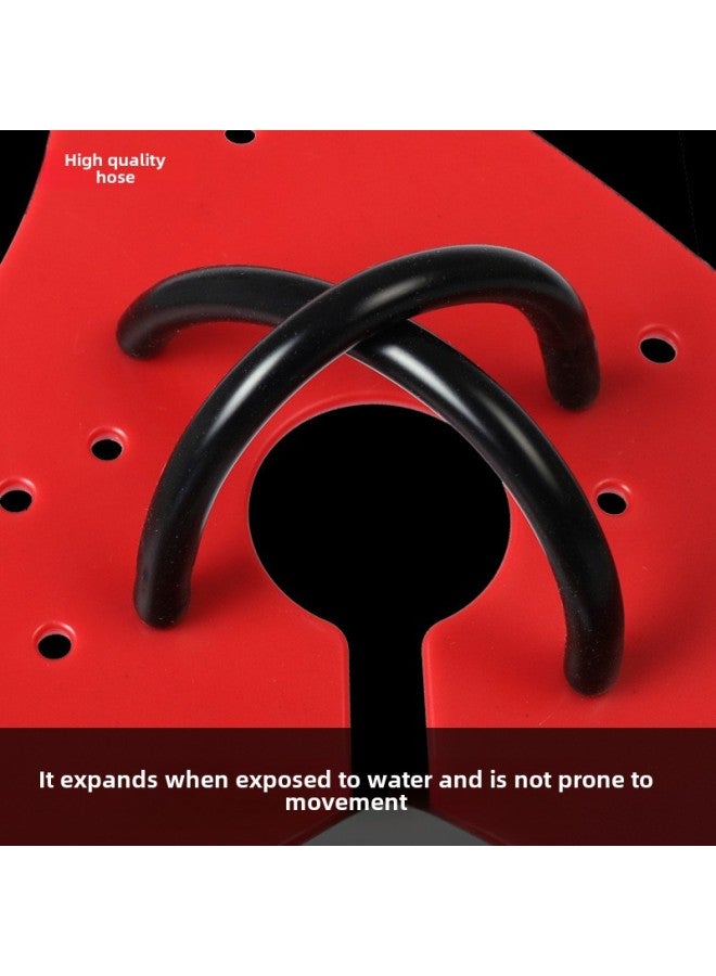 Generic Axe Webbed Swimming Paddle Professional Freestyle Training Special Equipment Portable Wholesale-Color:M Size Black - Image 3