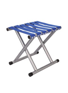 SEVIA SEVIA Folding Camping Stool Lightweight Camp Stool Collapsible Camping Stool for Travel Garden Hiking Fishing Metal Polyester Folding Stool  - Image 1