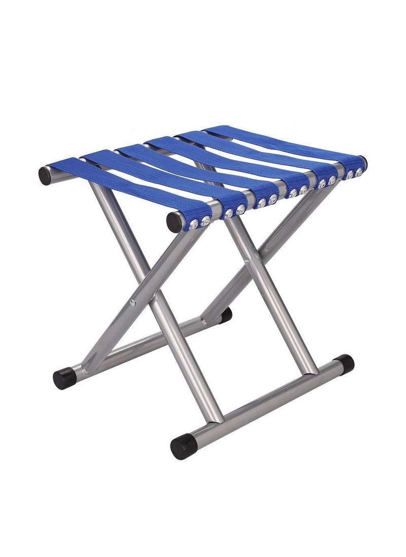 SEVIA SEVIA Folding Camping Stool Lightweight Camp Stool Collapsible Camping Stool for Travel Garden Hiking Fishing Metal Polyester Folding Stool  - Image 1