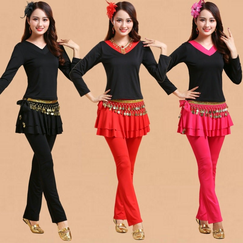 Square Dance Clothing Dancing Clothes Ethnic Dance Yangko Dance Fitness Dance Group Modal New Suit - Image 2