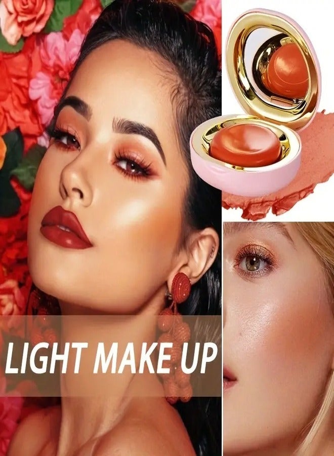 Rare Beauty Rare Beauty Stay Vulnerable Melting   Blush – Nearly Apricot - Muted Coral (5g) | Lightweight, Cream-to-Powder, Natural Flush, Hydrating & Long-Lasting  - Image 3