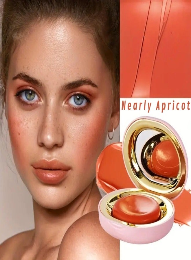 Rare Beauty Rare Beauty Stay Vulnerable Melting   Blush – Nearly Apricot - Muted Coral (5g) | Lightweight, Cream-to-Powder, Natural Flush, Hydrating & Long-Lasting  - Image 4