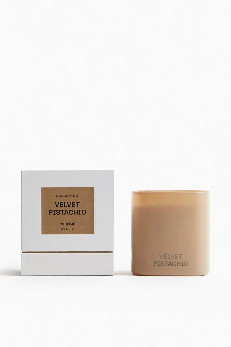H&M Scented candle in glass holder