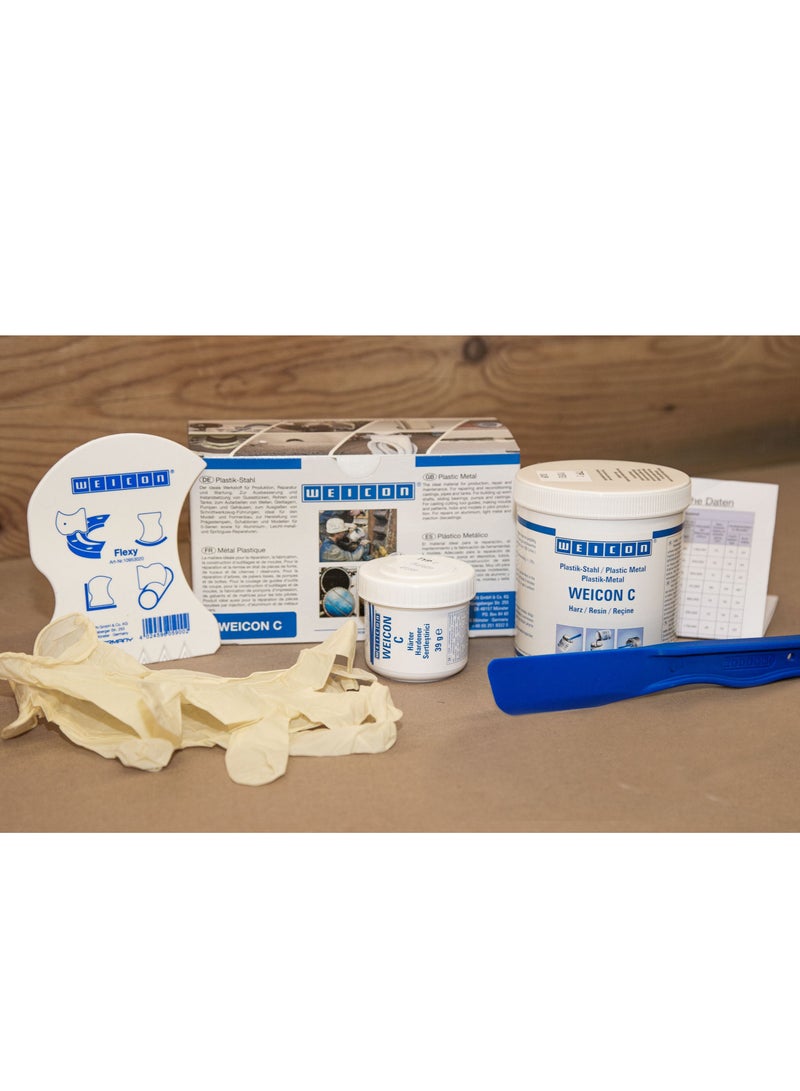 WEICON C Epoxy Resin | 500 g | plastic steel adhesive for industrial use - Image 2