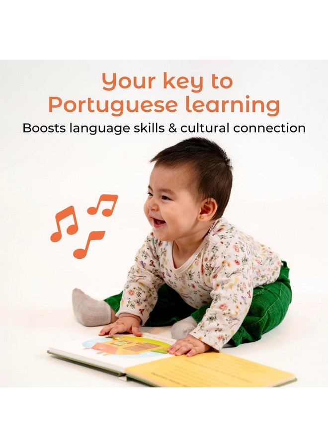 Cali's Books Cali's Books Brazilian Nursery Rhymes Book - Sound Books for Toddlers 1-3 Years Old - Interactive & Educational Music Toys for Bilingual Children with Lyrics & Translations - Musical Gifts for Kids  - Image 3