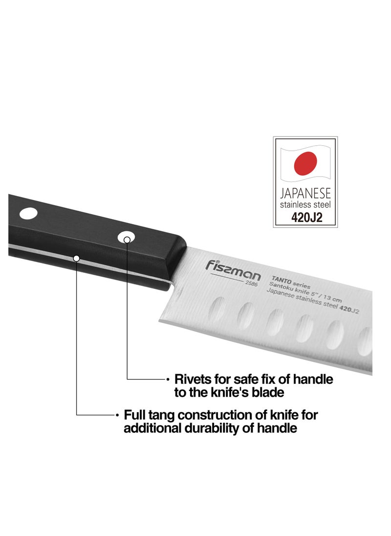 Fissman 5" Santuko Knife 13cm TANTO with Japanese Steel 420J2  - Image 5