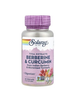 Solaray, Vital Extracts, Berberine & Curcumin, 60 VegCaps