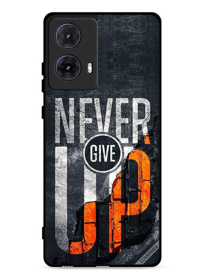 Covernex Motorola Moto G85 5G Protective Case Cover Never Give Up  - Image 1