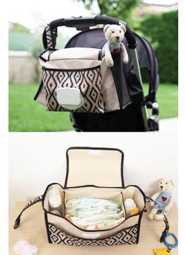 Mor Bebe Purple Baby Organizer Stroller Bag (Compatible with All Strollers)  - Image 1