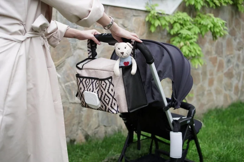مور بيبي Purple Baby Organizer Stroller Bag (Compatible with All Strollers)