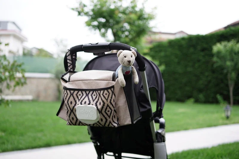 مور بيبي Purple Baby Organizer Stroller Bag (Compatible with All Strollers)