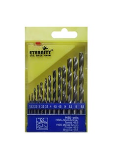 HAKIMI HAKIMI Eternity High Speed Steel Straight Drill Bit for Wood Metal Plastic All size for Manual Drilling Machine 13pcs Set  - Image 1