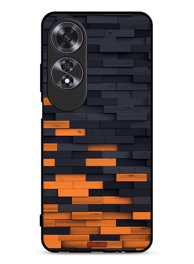 Tolwak Oppo A60 Protective Case Cover Wooden Wall - Image 1