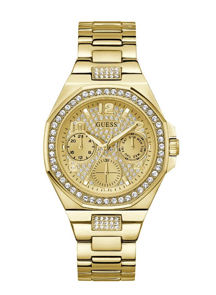 Guess Women’s Gold-Tone Multifunction Watch GW0777L2 - Image 1