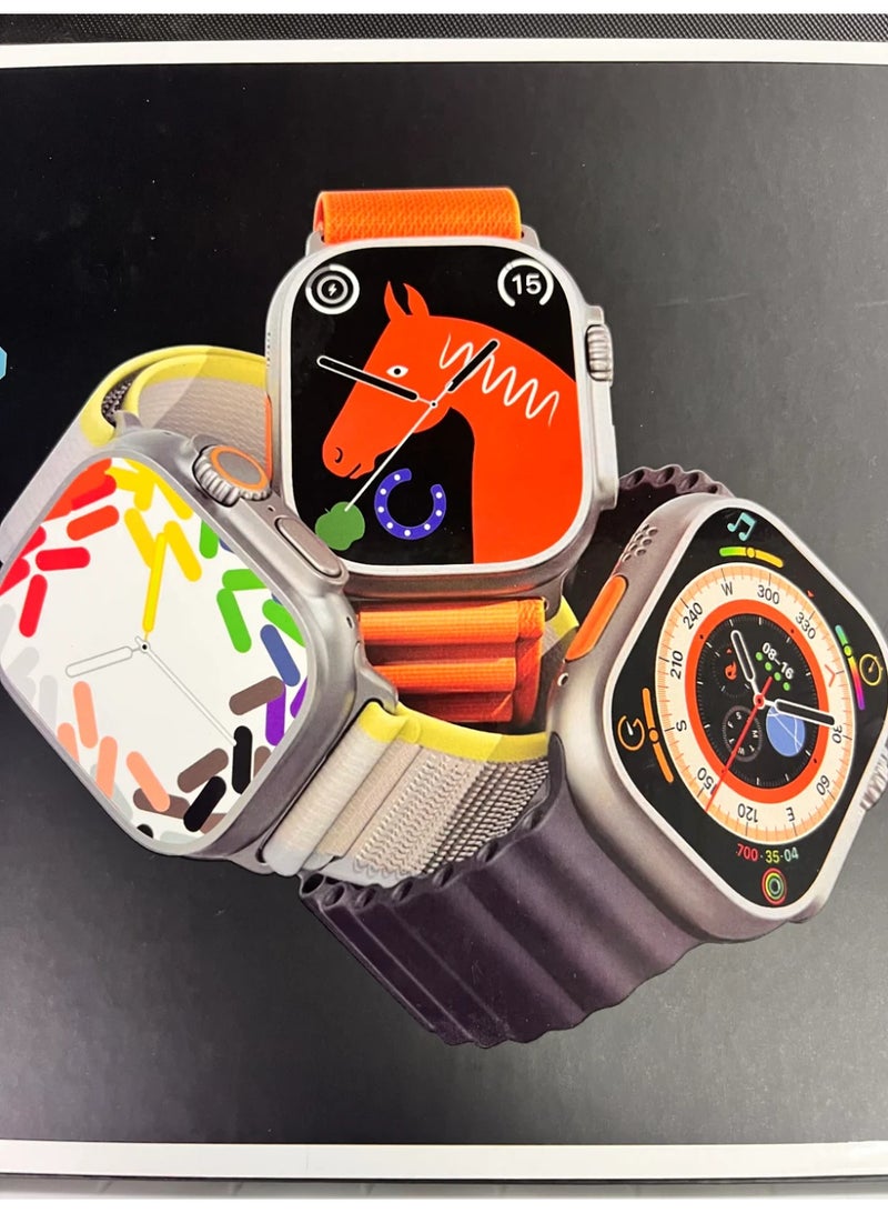 YY06 Ultra  Smart Watch 2.20 inch  Super Amoled Display 8 Features Bluetooth Calling Fitness Tracker - Image 2