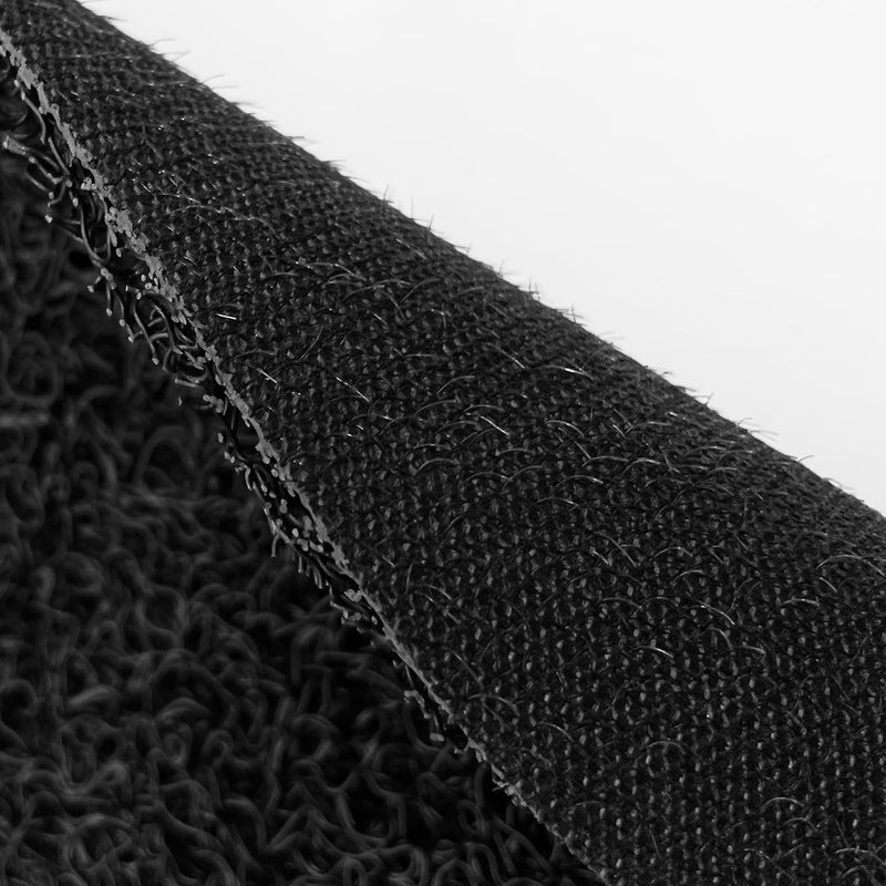 Nicoman حصيرة أرضية سيارة عالمية من نيكومان، ملفوفة بشكل حلزوني، غير قابلة للانزلاق، من مطاط PVC، متينة ومقاومة للماء، سهلة التنظيف - (أسود، جانب السائق، صغير، قطعة واحدة) - Image 5