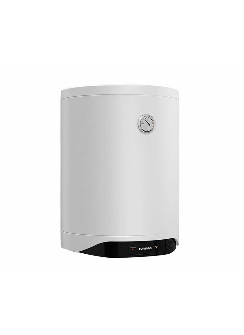 TORNADO TORNADO Electric Water Heater 50 Liter, Enamel, LED lamp, White TEEE-50MW  - Image 1
