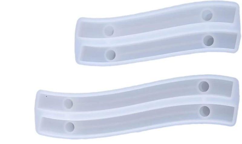 SNOOGG Resin Silicone Pack of 1 Zig-Zag Tray Mold for Serving, DIY Crafts and More Size 10 x 16 - Image 3