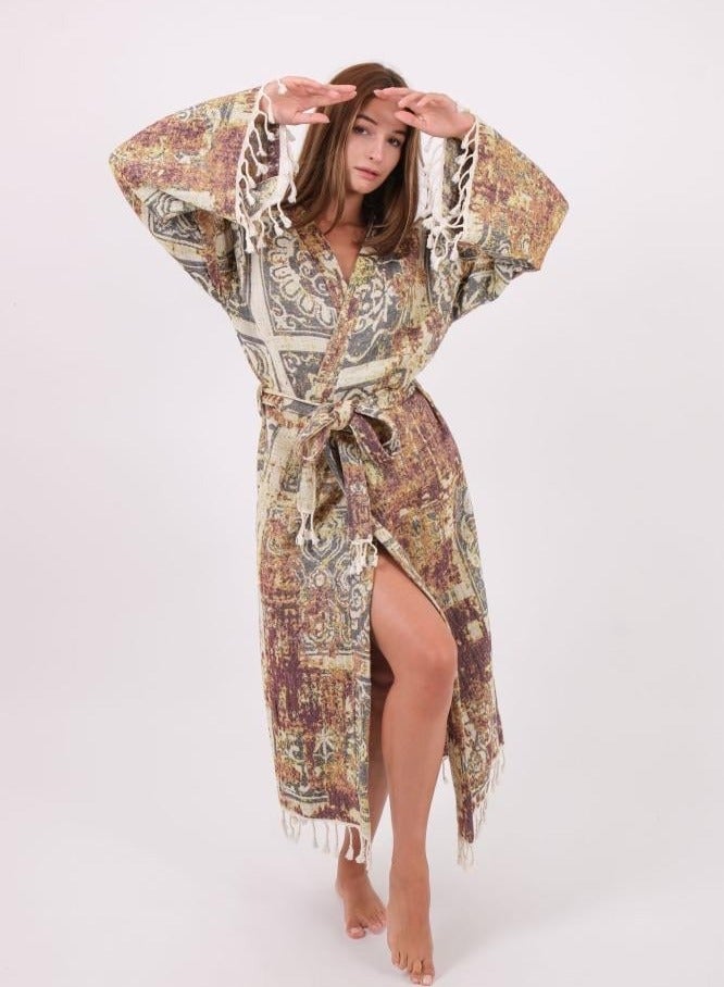 منزل لمى منسوجات روب استحمام أمريكي نفر