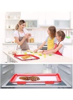 Wishbone Wishbone Food Fresh Keeping Cover Clever Tray Creative Food Plastic Preservation Tray Kitchen Storage Container for Long Food Freshness Preservation  - Image 3