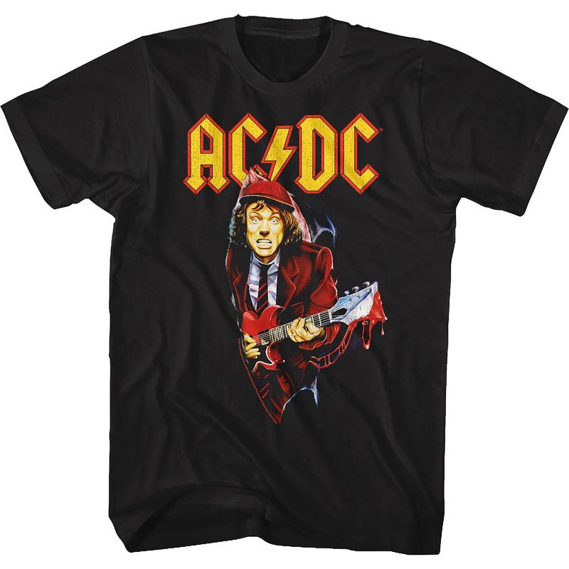 ACDC band mens T-shirt Metal Rock punk Mens T Shirt Metal Rock heavyweight T-shirt CX  - Image 3